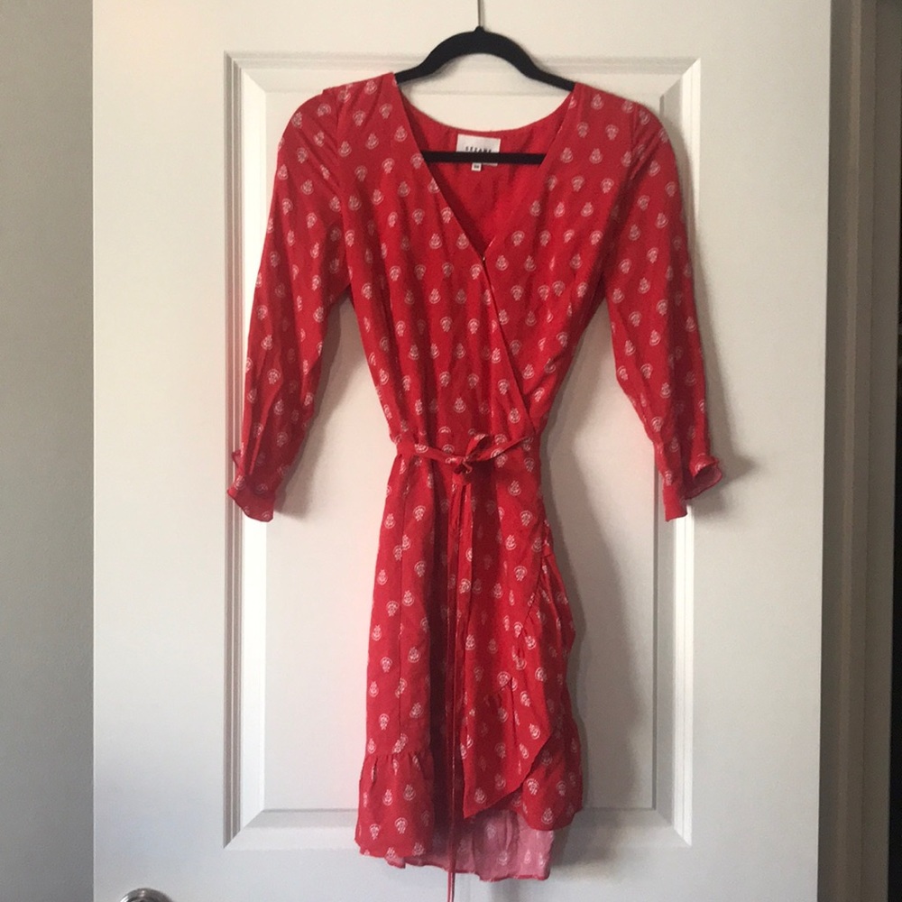 Sezane Wrap Dress